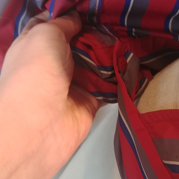 🤎 Vintage Stripe Wrap Top - Picture 4 of 8